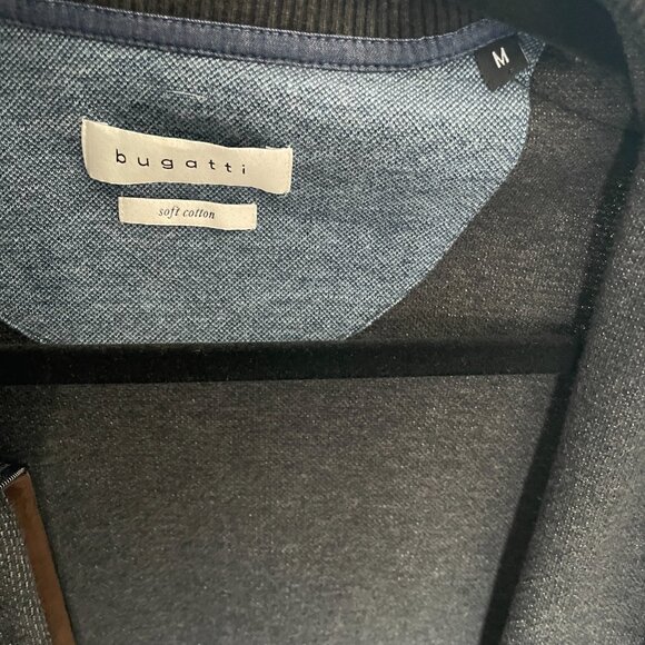 Bugatti Grey Full Zip Sweater Men's M - Picture 4 of 4